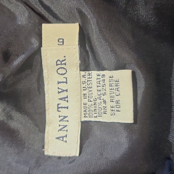 Vtg 80s ANN TAYLOR Black Square Neckine Lace-Up Back 20" Slit Long Maxi Gown - Picture 7 of 14